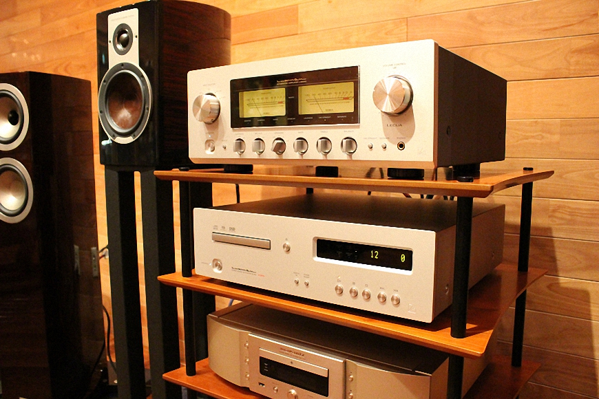 Amply Luxman L-550AXII trong bo dan phoi ghep